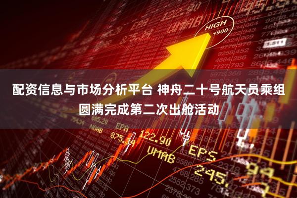 配资信息与市场分析平台 神舟二十号航天员乘组圆满完成第二次出舱活动